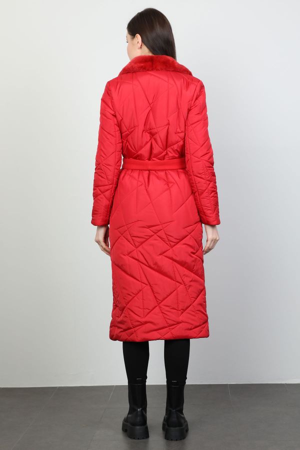 Picture of To-see 4002 RED Women Puffer Coat