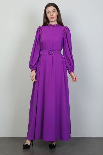 Picture of Roux 2327151 PURPLE Women Dress