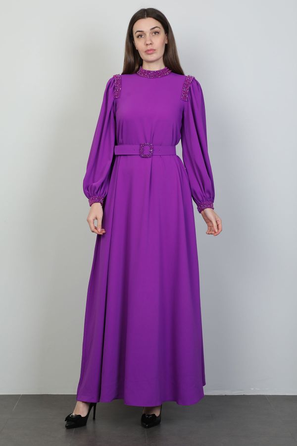 Picture of Roux 2327151 PURPLE Women Dress