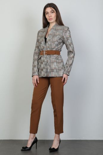 Picture of Xewn 4874 BROWN Women Suit