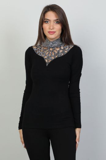 Picture of Dark More 3718 BLACK Women Blouse