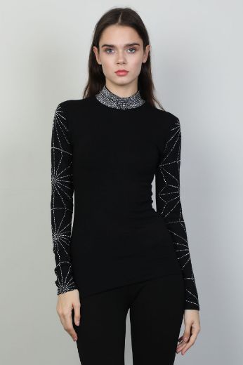 Picture of Dark More 3757 BLACK Women Blouse