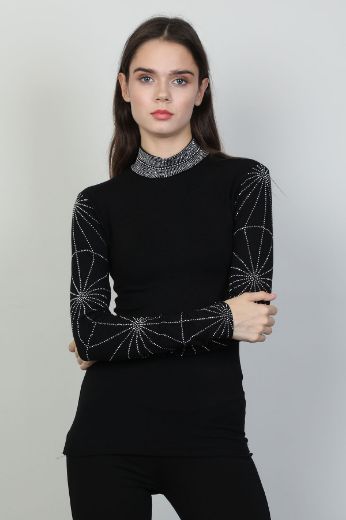 Picture of Dark More 3757 BLACK Women Blouse