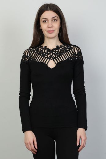 Picture of Dark More 2160 BLACK Women Blouse