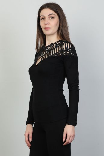 Picture of Dark More 2160 BLACK Women Blouse