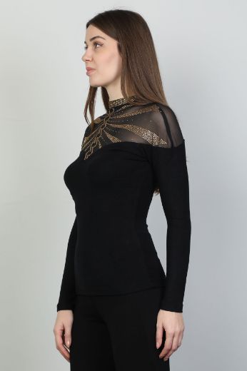 Picture of Dark More 3441 BLACK Women Blouse