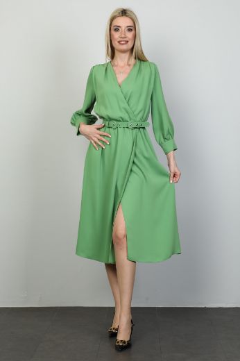 ROXELAN RD8676 YESIL Kadın Elbise resmi
