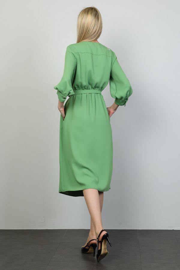 ROXELAN RD8676 YESIL Kadın Elbise resmi