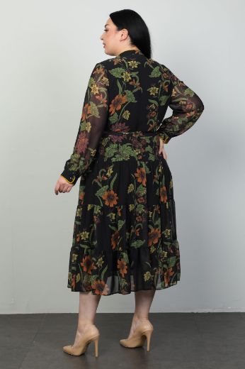 Roguee 23K-1943xl SIYAH Büyük Beden Kadın Elbise resmi