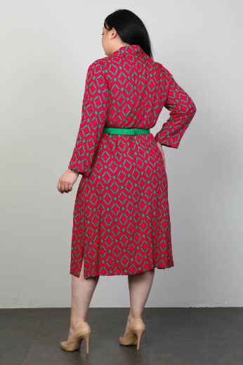 Picture of Roguee 24Y-2109xl RED Plus Size Women Dress 