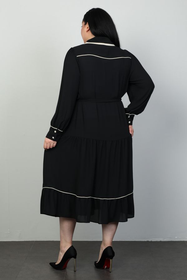 Picture of Roguee 2101xl BLACK Plus Size Women Dress 