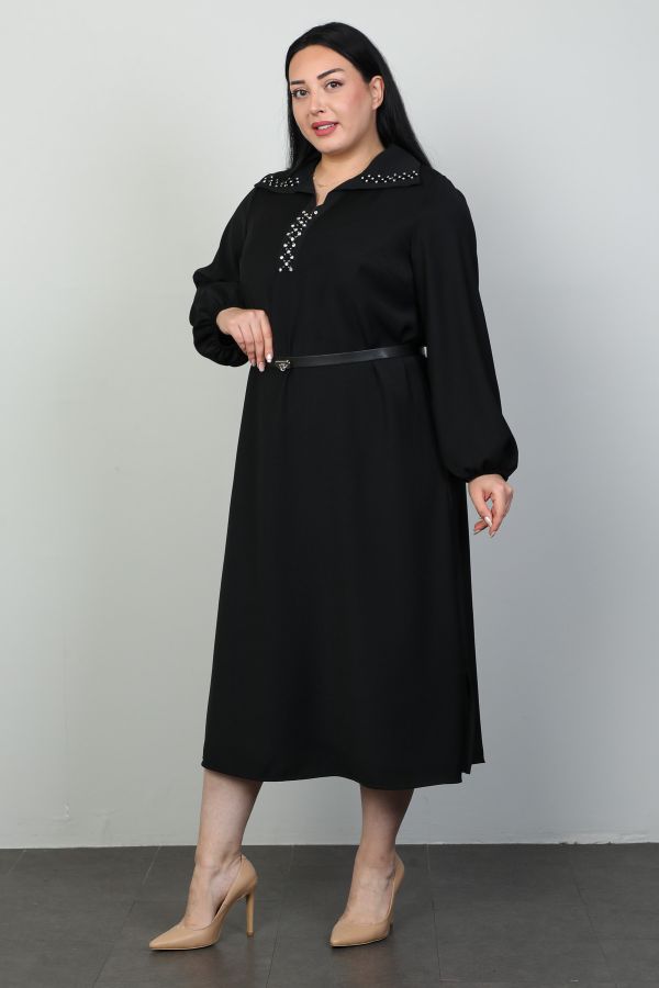 Picture of Roguee 24Y-2118xl BLACK Plus Size Women Dress 