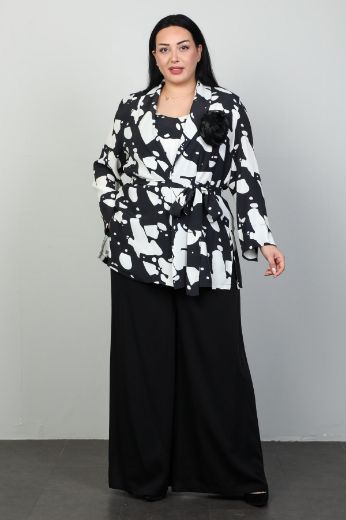 Picture of Roguee 24Y-1517xl BLACK Plus Size Women Suit