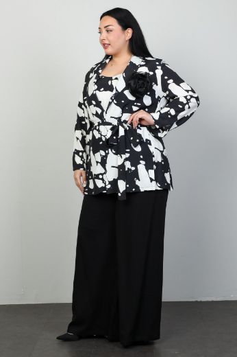 Picture of Roguee 24Y-1517xl BLACK Plus Size Women Suit