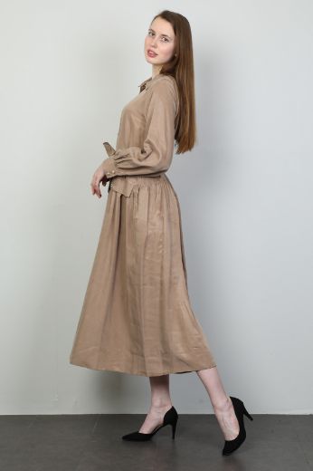 Picture of Lasagrada K4353 MINK Women Dress