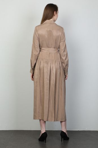 Picture of Lasagrada K4353 MINK Women Dress