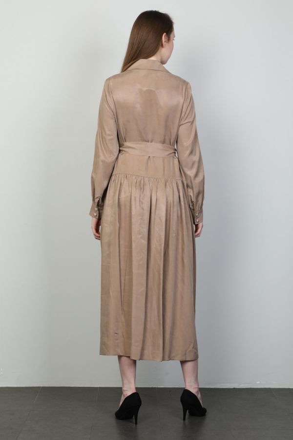 Picture of Lasagrada K4353 MINK Women Dress