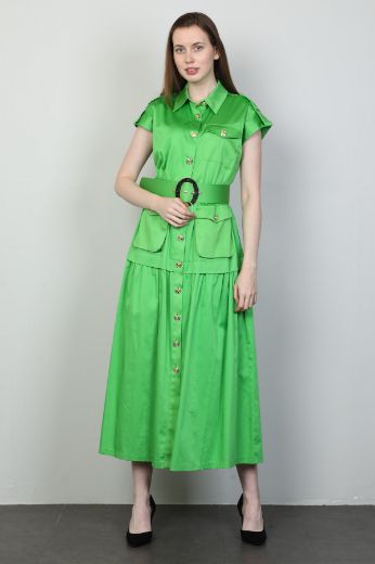 Picture of Lasagrada K4291 GREEN Women Dress