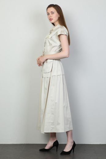 Picture of Lasagrada K4291 CREAM Women Dress