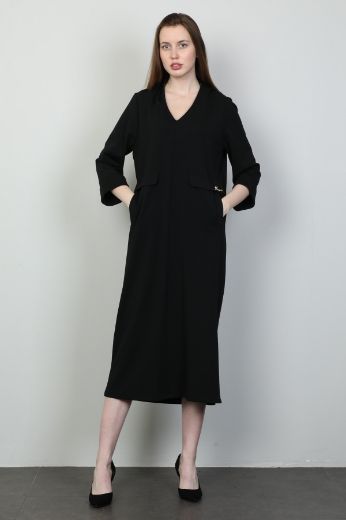 Picture of Lasagrada K4372 BLACK Women Dress