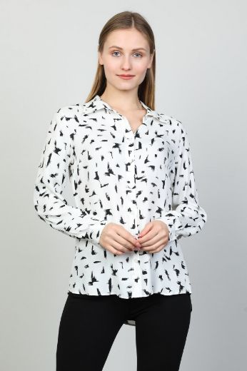 Picture of Modalinda 43032 ECRU Women Shirt