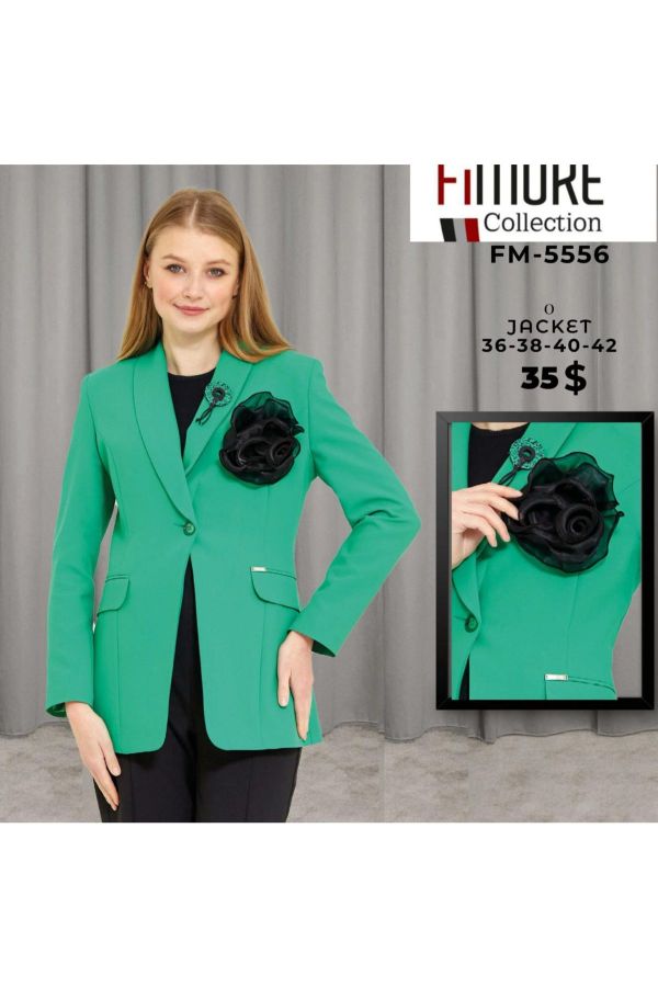 Fimore 5556 YESIL Kadın Ceket resmi