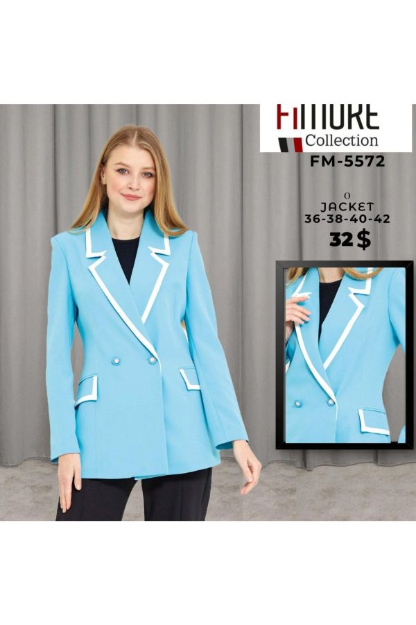 Fimore 5572 MAVI Kadın Ceket resmi