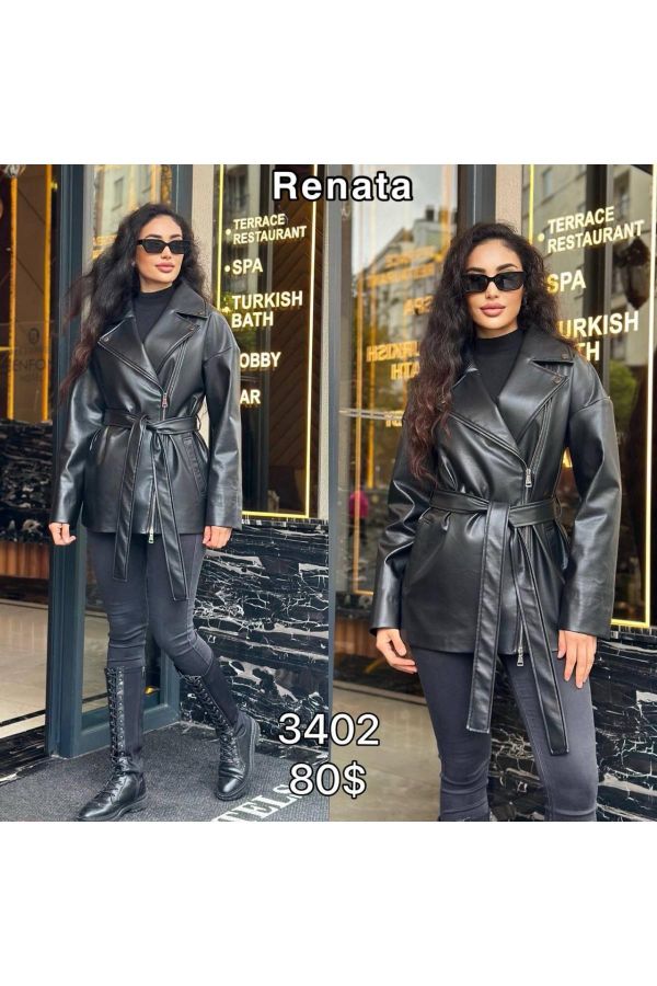 Renata 3402 SIYAH Kadın Trençkot resmi