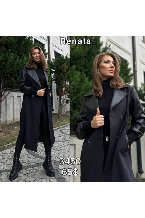 Renata 3450 SIYAH Kadın Trençkot resmi