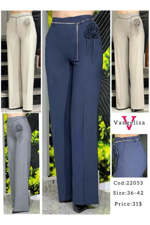 Picture of Vangeliza 22053 GREY Women's Trousers