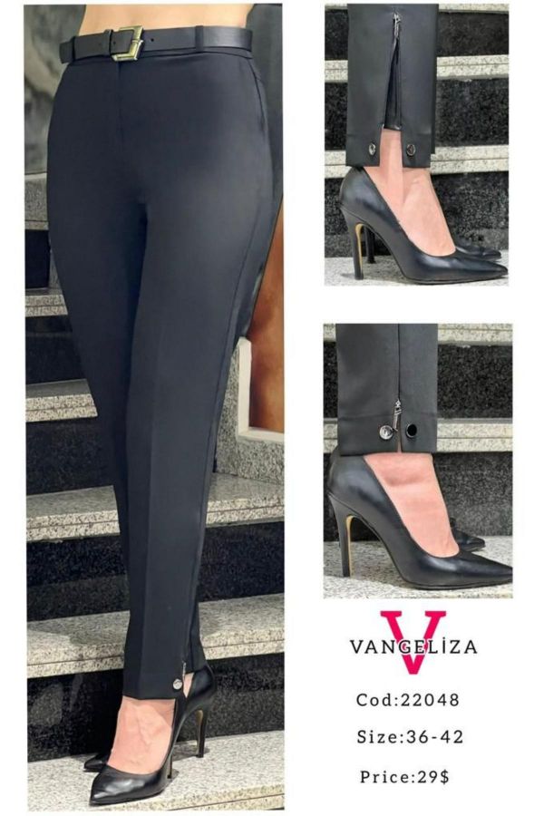 Picture of Vangeliza 22048 BLACK Women's Trousers