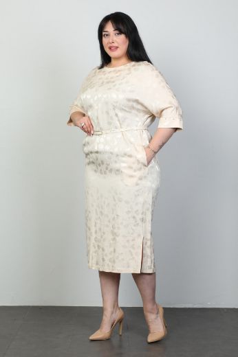 Изображение Of White 1245034xl КРЕМОВЫЙ Женское платье большого размера 