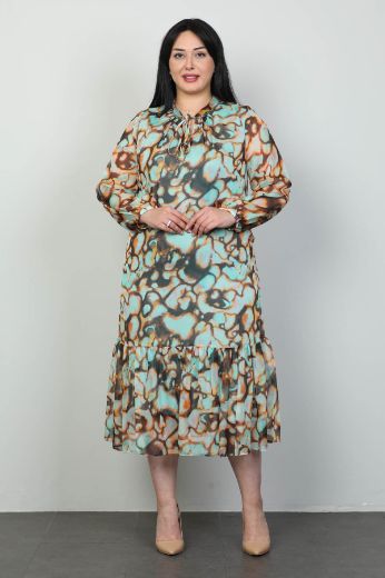 Изображение Roguee 1928xl DESEN 01 Женское платье большого размера 