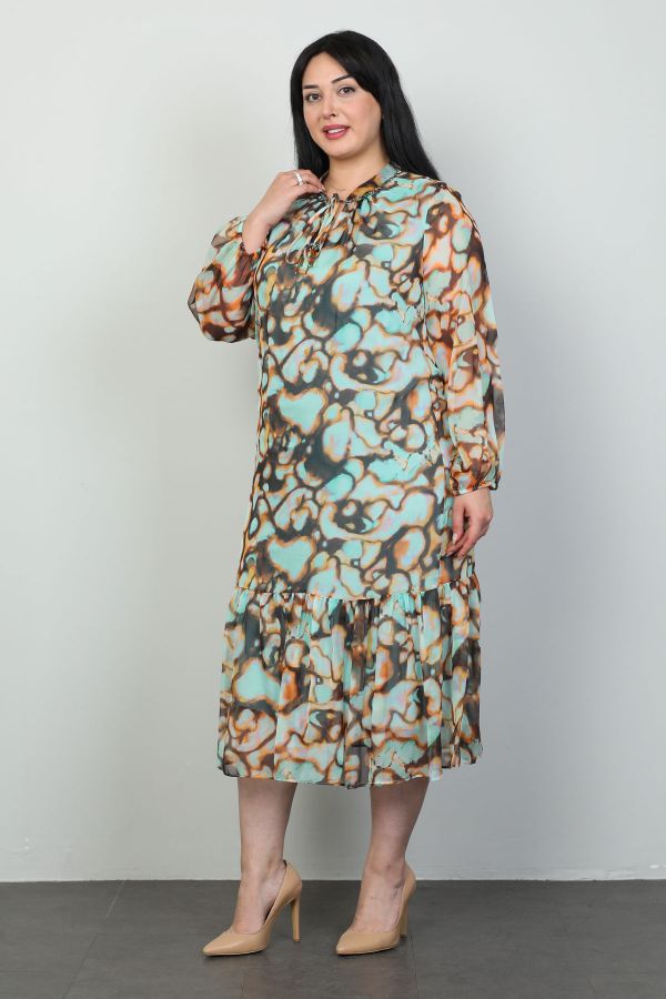 Изображение Roguee 1928xl DESEN 01 Женское платье большого размера 