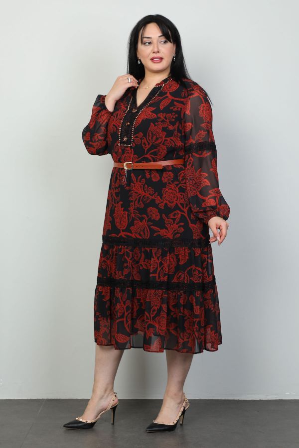 Picture of Roguee 1902xl RED Plus Size Women Dress 
