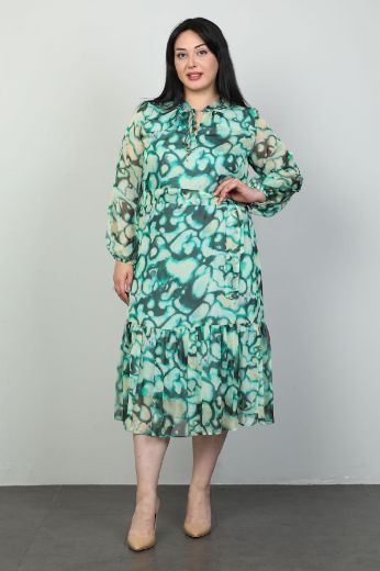 Picture of Roguee 1928xl TURQUOISE Plus Size Women Dress 