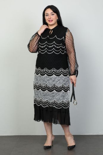 Picture of Roguee 1905xl BLACK Plus Size Women Dress 