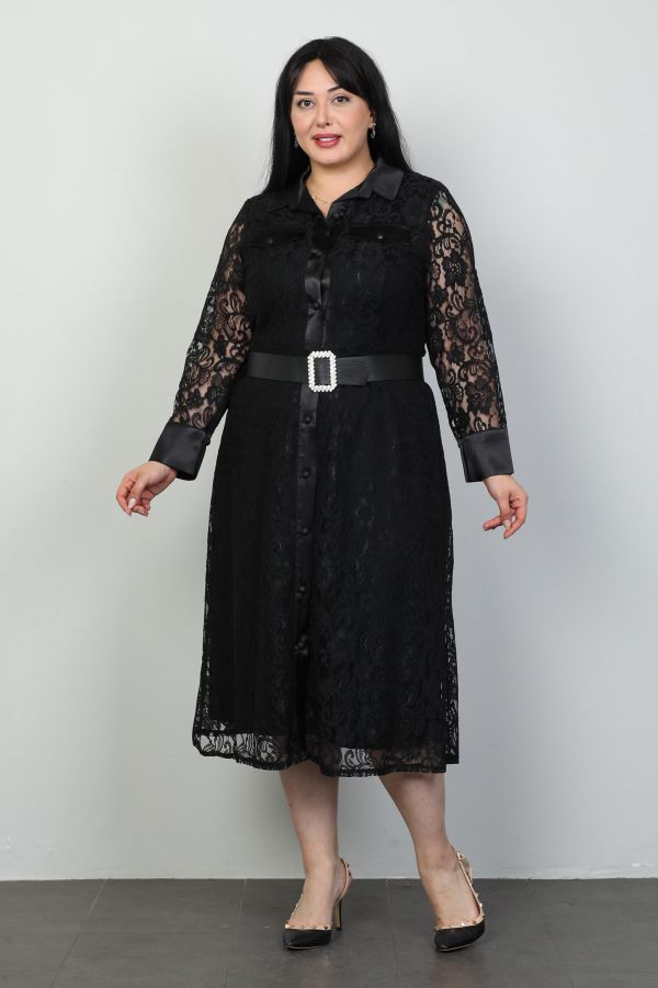 Roguee 1778xl SIYAH Büyük Beden Kadın Elbise resmi
