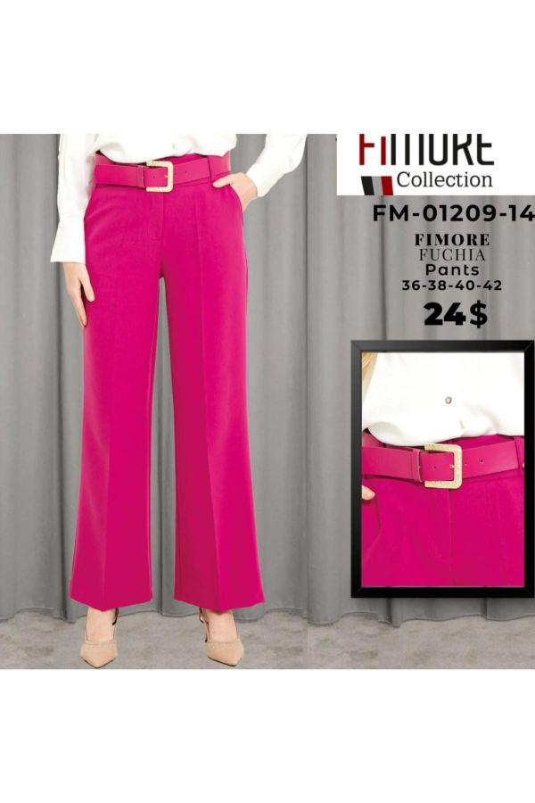 Picture of Fimore 01209-14 FUCHSIA Women's Trousers