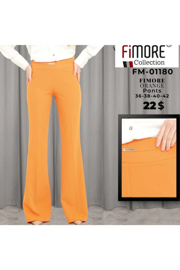 Picture of Fimore 01180 ORANGE Women's Trousers