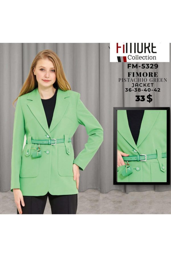 Fimore 5329 YESIL Kadın Ceket resmi
