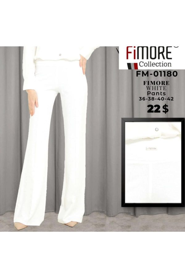 Picture of Fimore 01180 ECRU Women's Trousers