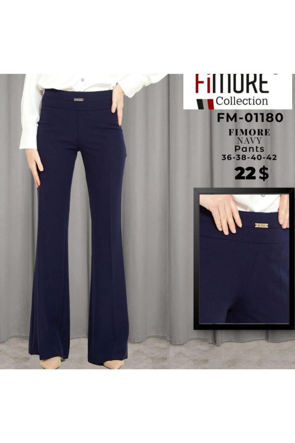 Picture of Fimore 01180 NAVY BLUE Women's Trousers