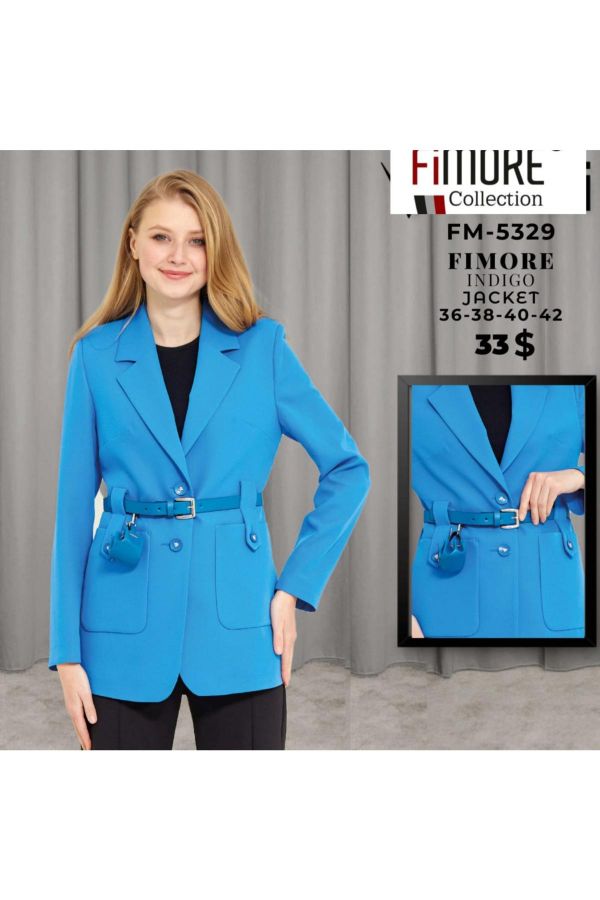 Fimore 5329 MAVI Kadın Ceket resmi