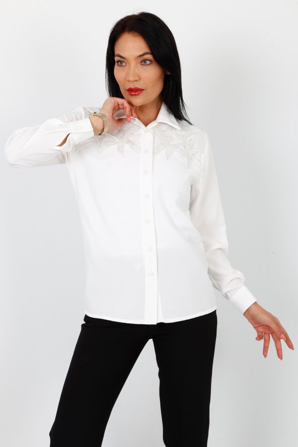 Picture of Lasagrada L23748 ECRU Women Blouse