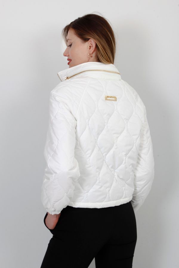 Picture of Lasagrada K2117 OFF WHITE Women Puffer Coat