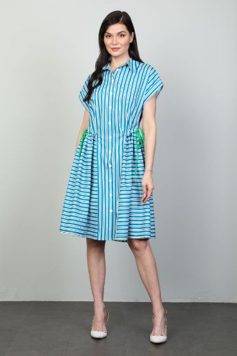 Picture of 4gKiwe MZJ001 BLUE Women Dress