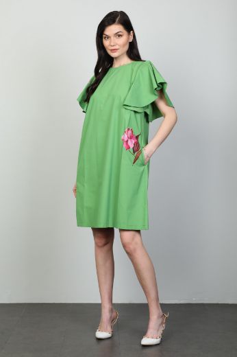 Picture of 4gKiwe MZJ006 GREEN Women Dress