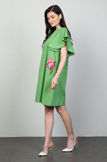 Picture of 4gKiwe MZJ006 GREEN Women Dress