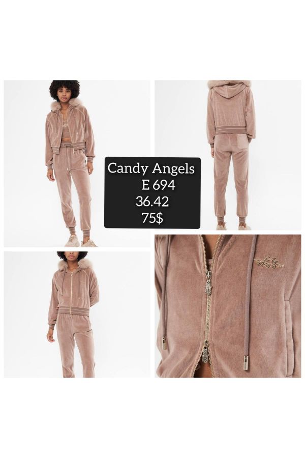 Picture of Candy Angels E694 POWDER Women Tracksuit Set